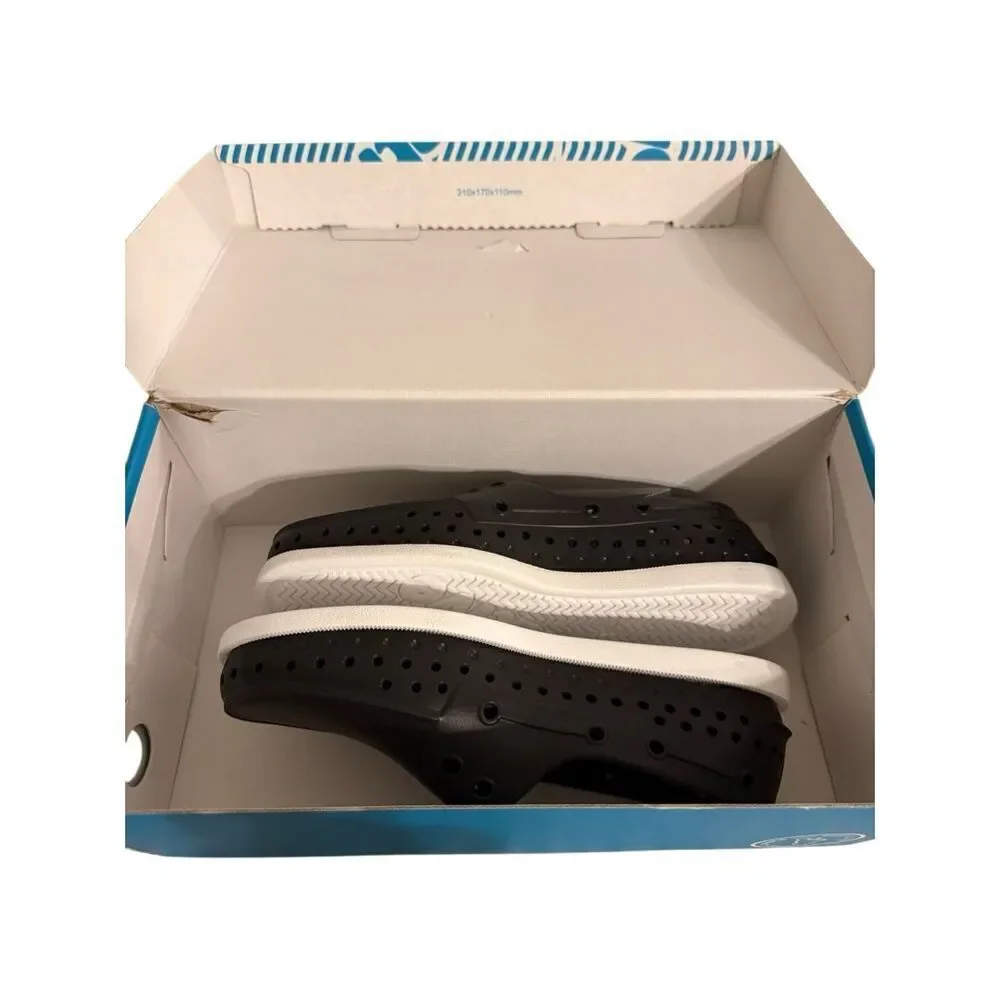 Brand New Native Shoes Howard in Jiffy Black Slip On Youth